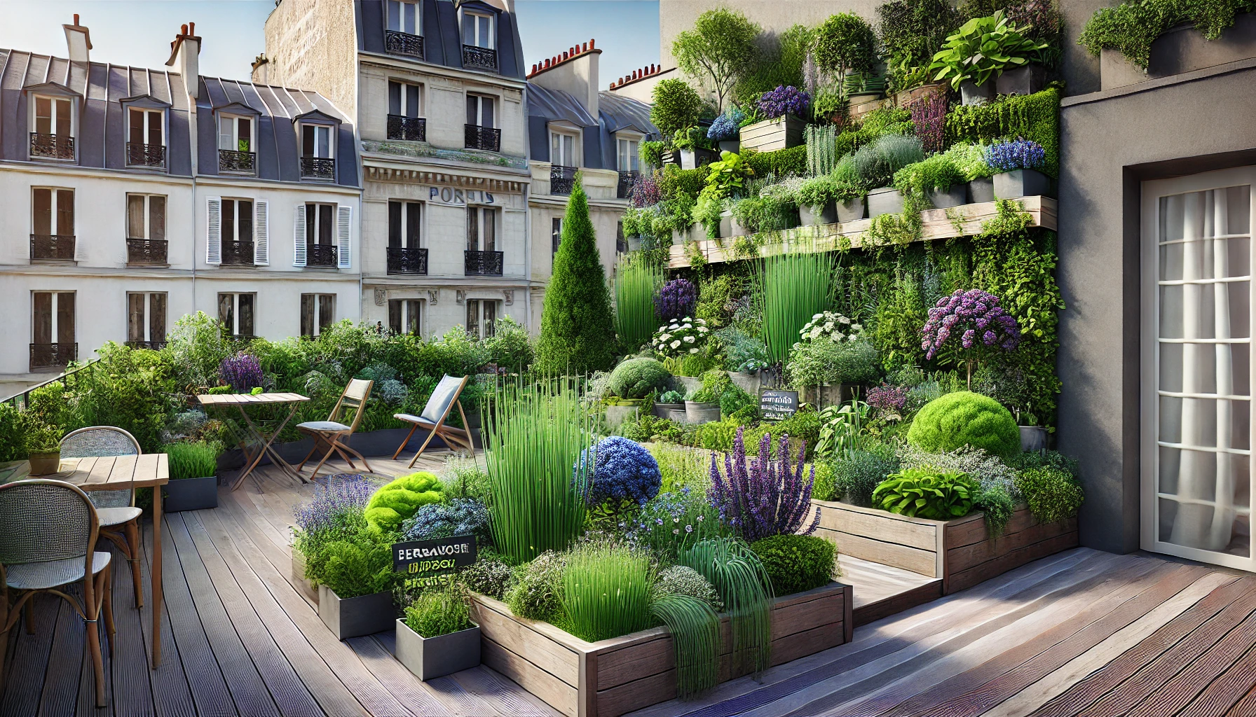 Potager en permaculture sur terrasse et balcon.